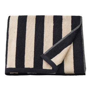 宜家国内代购 斯隆霍冒 浴巾 条形图案70x140厘米 纯棉毛巾吸水