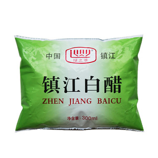 镇江白醋袋装300ml洗脸家用足浴洗脚泡澡泡脚食用白醋整箱30袋
