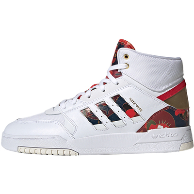 春季新年款红色高帮休闲鞋