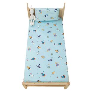 100支儿童纯棉床笠单件床罩婴幼儿床单新生宝宝幼儿园纯棉床垫套