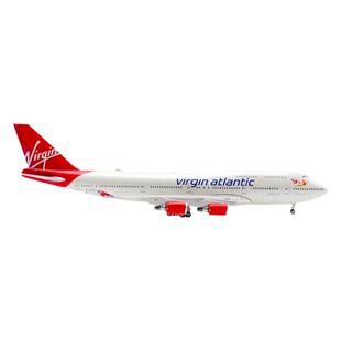 B-Models 维珍航空波音B747-400 G-VROY 成品合金客飞机模型1/200