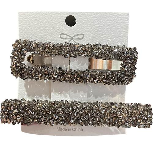 带钻水钻前额刘海一字侧边夹碎发夹子头饰头发卡子女鸭嘴bb后脑勺