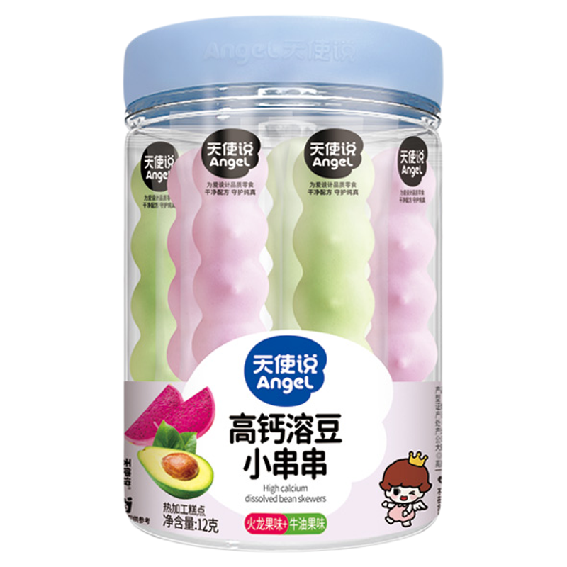 天使说高钙溶豆串串双拼水果味