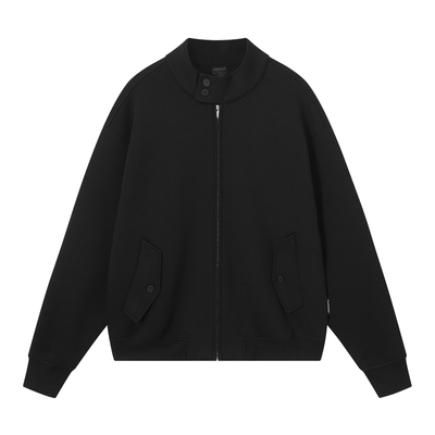 美式纯色复古简约短宽版型卫衣