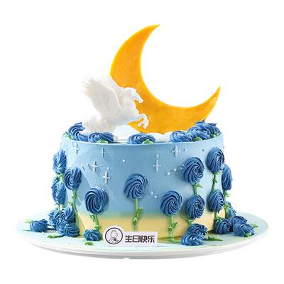 CAKEBOSS梦马生花新年马年生日蛋糕聚会下午茶北京上海同城配送