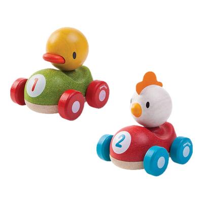 【官方直售】plantoys推拉动物