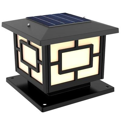 建筑风工地太阳能柱头灯