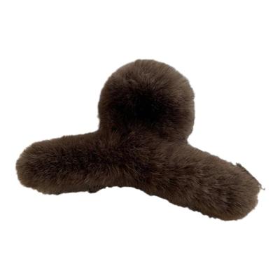 冬天简约百搭~大号毛绒抓夹