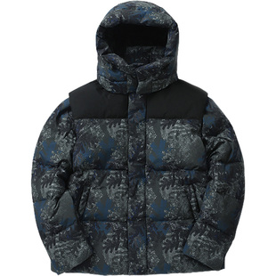 可隆冬季户外徒步保暖男拼接鹅绒服羽绒服KOLONSPORT韩国正品