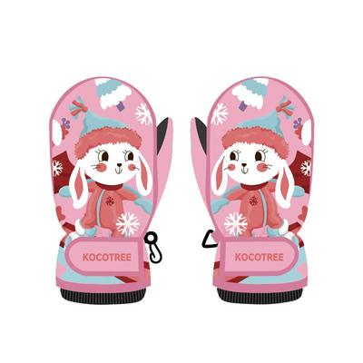 KK树儿童滑雪手套加绒防水防滑