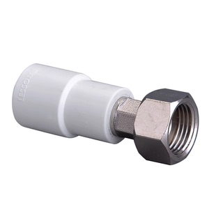 联塑PVC给水管活接直通 弯头20 25 32 4分6分1寸PVC水管胶粘配件