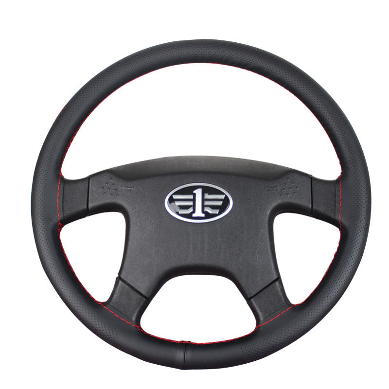 豪沃重卡TH7/T5G/TX/NX/MAX豪沃轻卡大货车真皮手缝方向盘把套