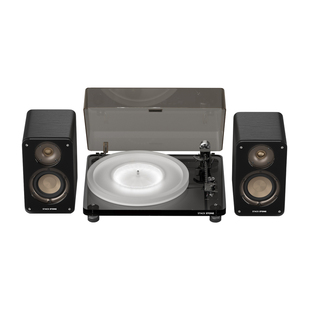 堆石黑胶唱片机C1蓝牙音响分体式唱机发光透明黑胶唱片机新年礼物