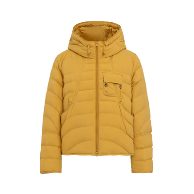 YAYA鸭鸭25秋冬新款轻薄短款洋气连帽内胆外套女士排骨修身羽绒服