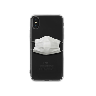 不撞壳儿新品口罩手机壳Xsr适用于iPhone14promax透明软壳13华为