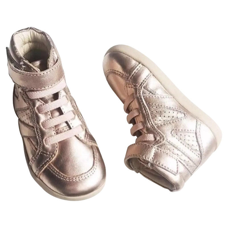 现货澳洲old soles秋冬羊皮手工童靴童鞋男童女童高帮休闲鞋皮靴