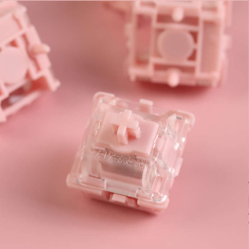 佳达隆粉玉轴电磁触发粉色磁玉轴可调节键程机械键盘开关wooting