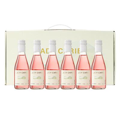 【自营】澳洲进口迷你187ml小瓶装红酒桃红葡萄酒干红整箱礼盒装