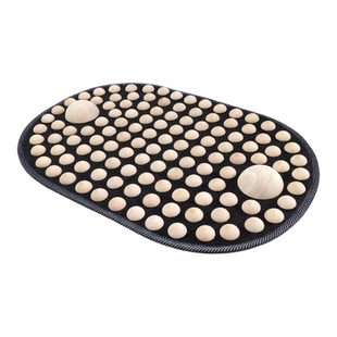 【按摩脚底穴位  全身暖呼呼的】天然荷木足底按摩垫实木指压板