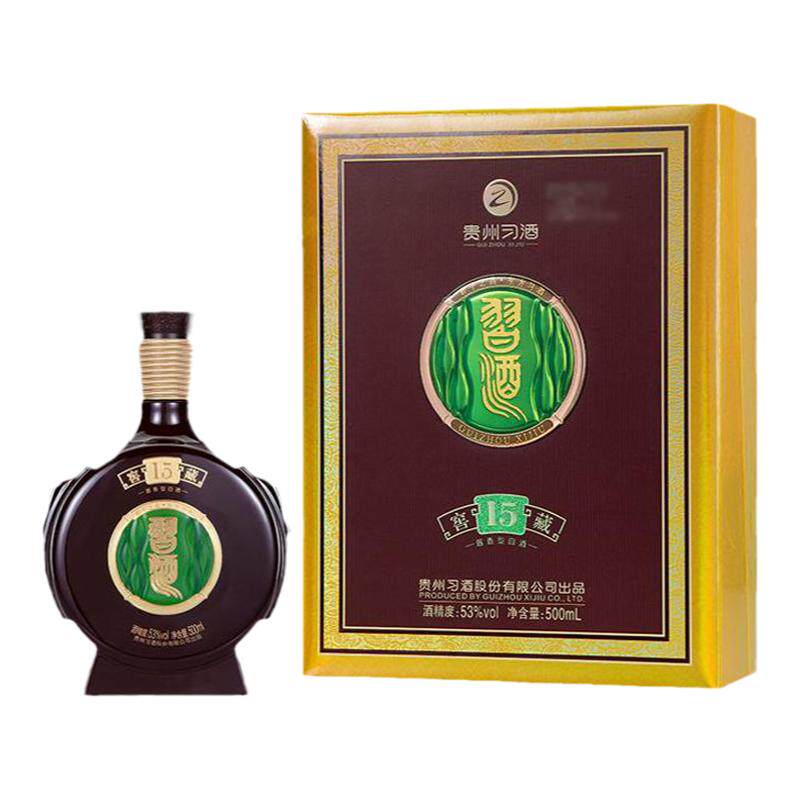 习酒窖藏15单瓶装酱香型白酒