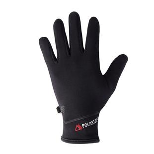 KOLON SPORT可隆男女同款徒步冬户外运动弹力印花触屏抓绒手套