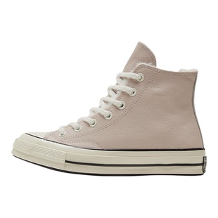 Converse匡威 时尚女款冬季新款荔枝皮高帮帆布鞋加绒 569514C