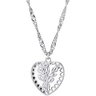 brandymelville项链满钻爱心bm小众轻奢甜美时尚锆石十字架送女友