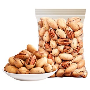 坚果碧根果2025年新货500g奶油长寿果干果果仁年货零食批发旗舰店