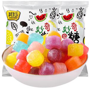 千纸鹤水果糖多种口味糖果网红小零食棒棒糖彩色硬糖散装批发喜糖