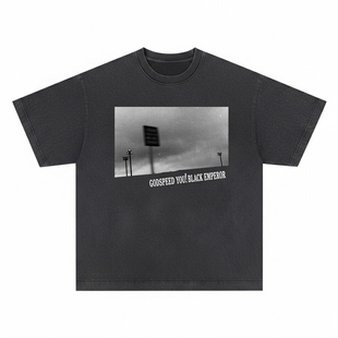 Godspeed You! Black Emperor 短袖T恤神佑黑帝后摇滚乐队男女Tee