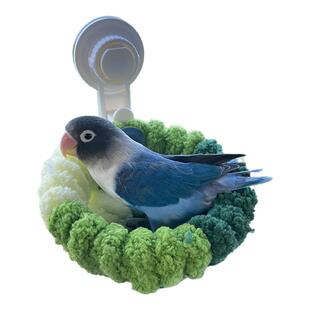 8玖-鸟窝户外玻璃吸盘车载鹦鹉夏天虎皮文鸟玄风专用四季通用