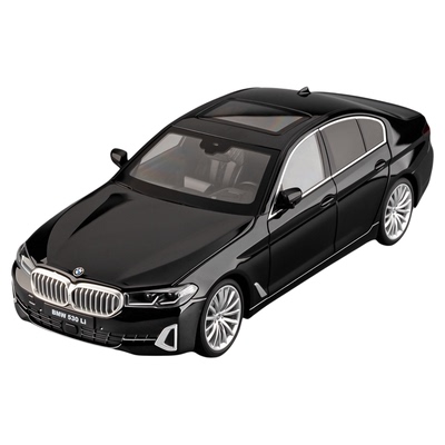 正版118宝马五系530li汽车模型
