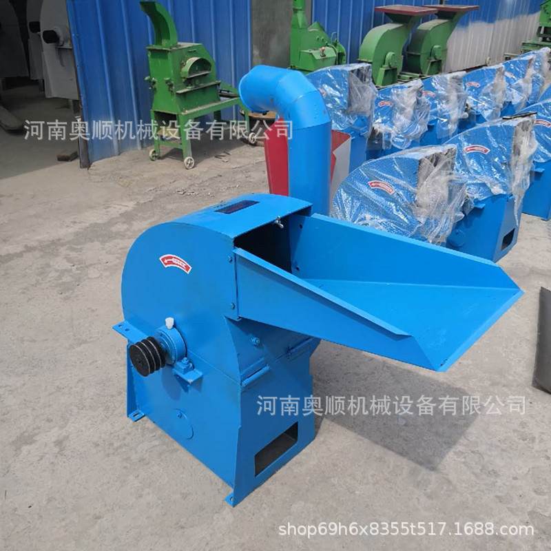 饲料粉碎机 锤式养殖秸秆玉米棒锤片粉碎机 小型五谷杂粮磨粉机