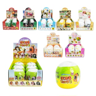 正版日本JDREAM食玩系列盲盒猫儿汉堡款箱装水果款微场景模型扭蛋