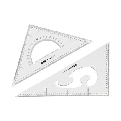 鸿泰教师用建筑工程绘图三角尺