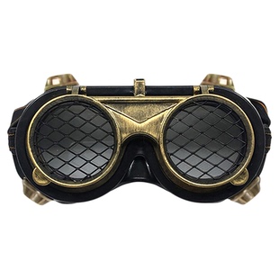 熠先生的蒸汽大陆 工业复古蒸汽朋克steampunk网眼镜片护目镜风镜