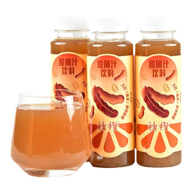 褚橙云南酸角汁饮料245ml*6瓶装夏季果汁饮品酸甜解腻0脂包邮