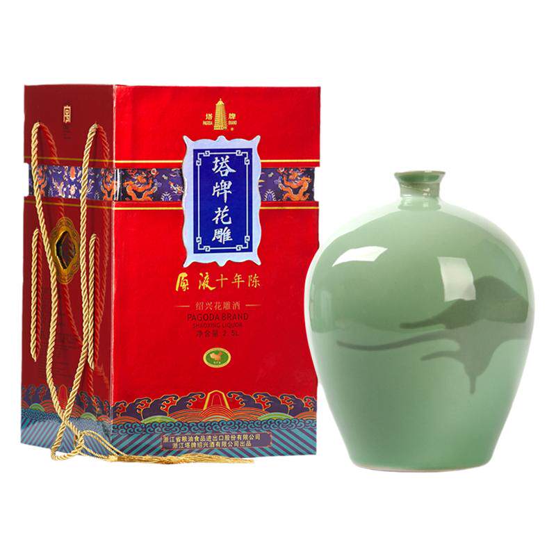 塔牌花雕酒原液十年2.5L礼盒装