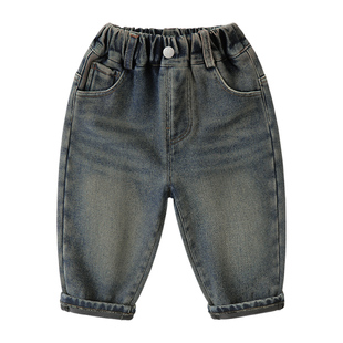 右欧童装女童秋冬季套装韩系洋气男童加绒卫衣裤子两件套儿童冬装