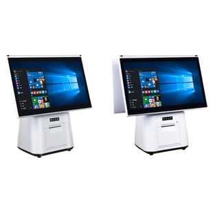 银豹收银系统软件超市便利店小型服装收款机餐饮奶茶面馆饭店扫码点餐机点菜机点单机电脑双屏新款收银一体机