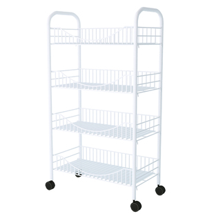 15/20cm宽夹缝收纳置物架落地多层洗衣液浴室厨房移动窄缝柜推车
