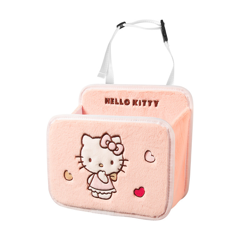 kitty可爱卡通车载后座收纳袋