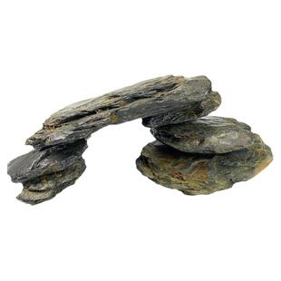 原生溪流石片石南美缸造景大块爬台三湖铺底主石底沙异形乌龟晒台