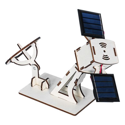 科技小制作太阳能人造飞行卫星模型科学实验学生手工diy教具SETAM