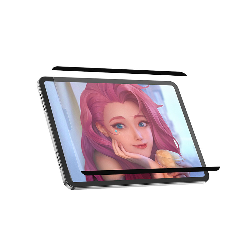ipad磁吸类纸膜可拆卸air5吸附纸质ipadpro2021mini6贴膜画画平板