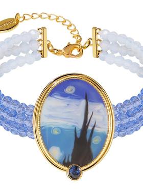 juicygrape星月夜串珠手链