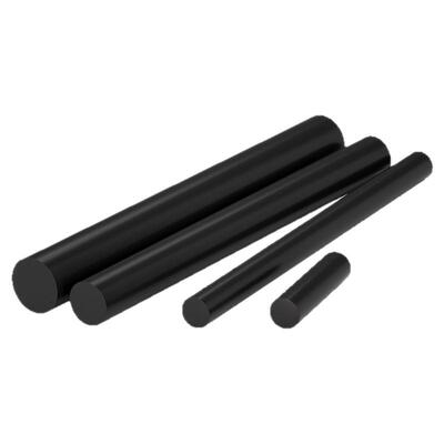 聚丙烯纯PP棒黑色棒材全新纯料塑料棍子尼龙棒实心圆柱耐磨