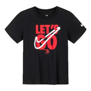Nike 3brand童装儿童短袖男童T恤女童上衣2026夏季运动凉爽夏装潮