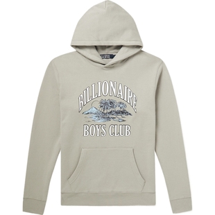 【折扣】Billionaire Boys Club男宽松连帽印花卫衣