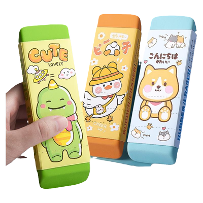 晨光大号卡通系列橡皮擦少屑
